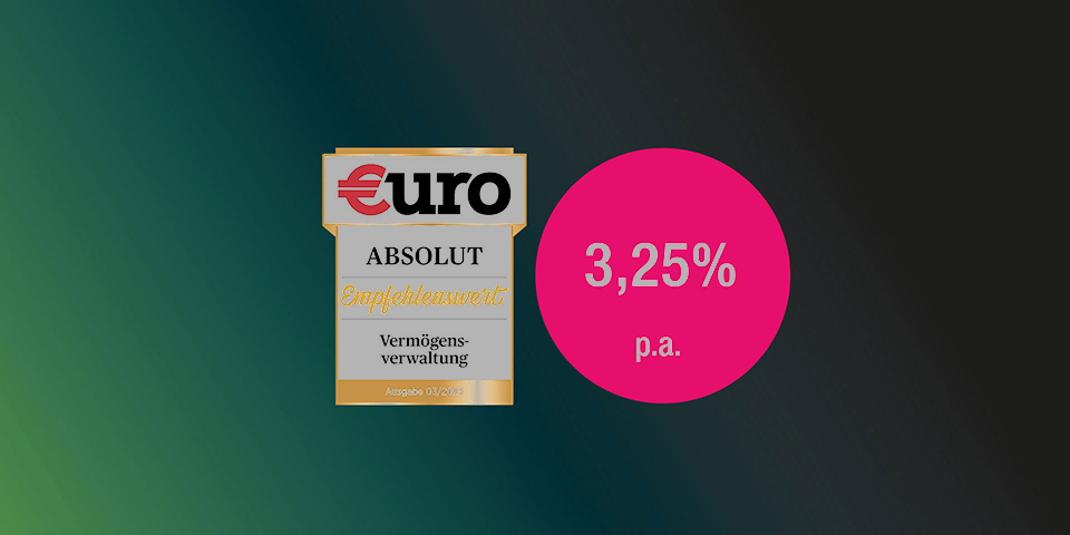 Vermögensverwaltung testen und jetzt zusätzlich hohe Zinsen sichern