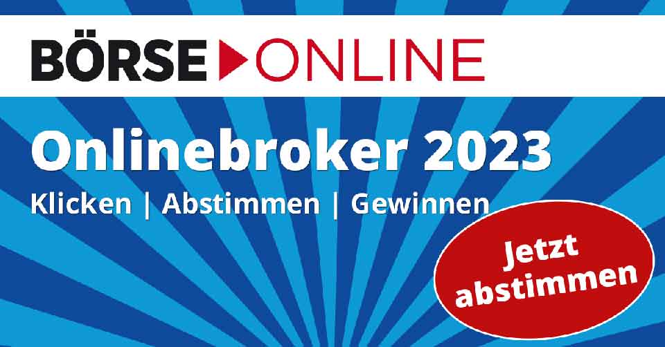 Börse Online I Wahl zum Online-Broker des Jahres 2023