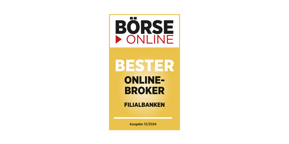 Auszeichnung der Börse Online: Bester Online Broker 2023