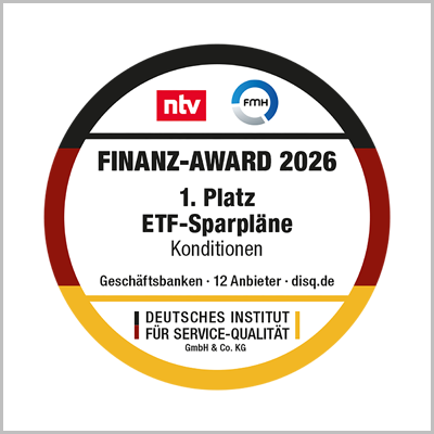 1. Platz ETF-Sparpläne
