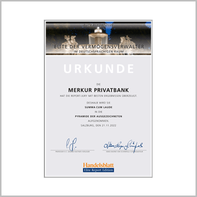 Elite der Vermögensverwalter