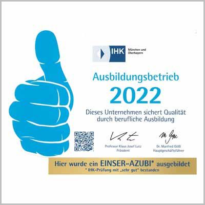 Hier wurde ein EINSER-AZUBI ausgebildet
