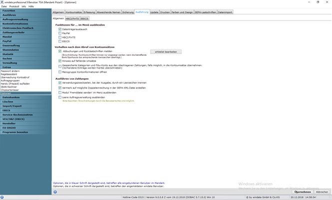windata professional 9 SQL